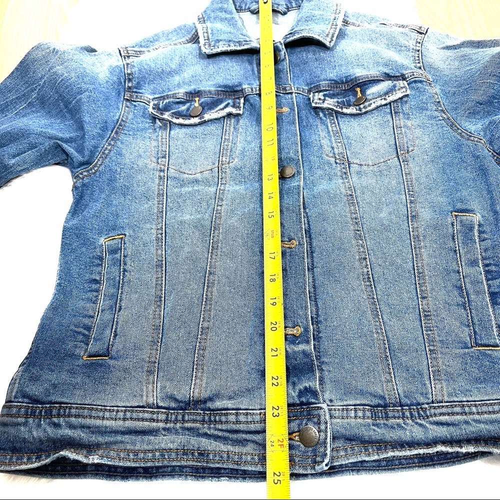 Universal Thread Button Front Blue Denim Jacket W… - image 8